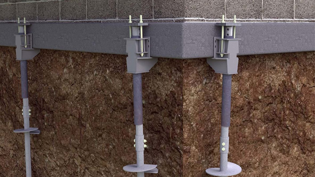 Steel Pier Foundation Repair